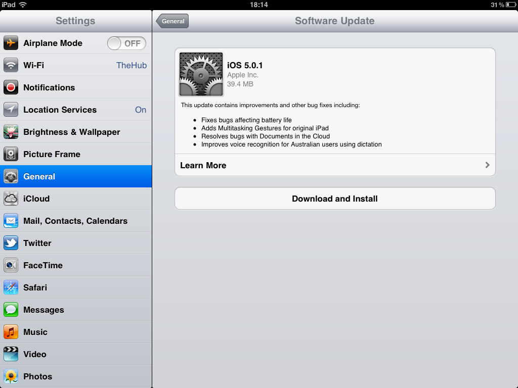 Download iphone software update
